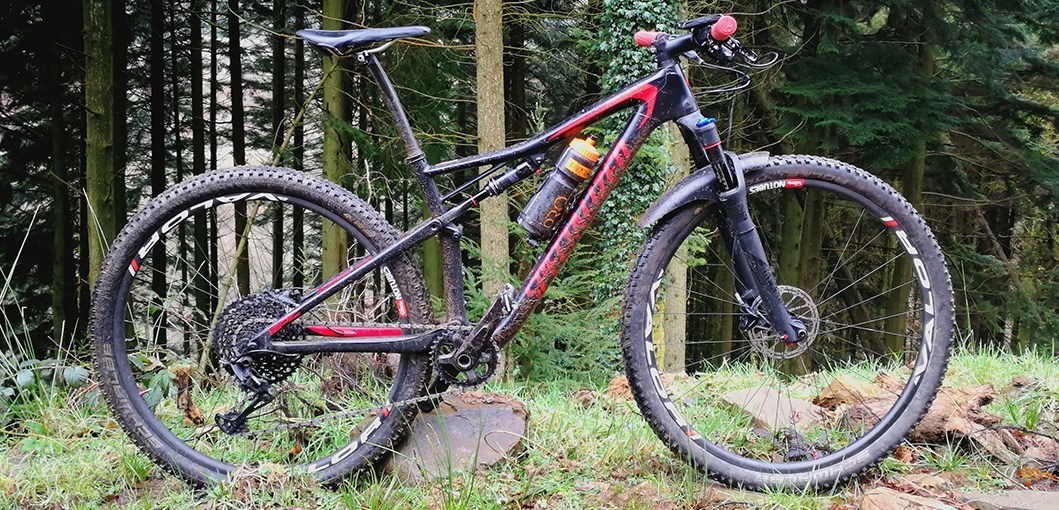 Team Rider Dave test riding the new Epic by Spcialized up in Afan Argoed 